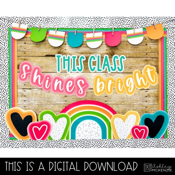 Neon Brights Back to School Bulletin Board Kit Neon Brights Back to School Bulletin Board Kit