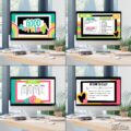 Neon Brights Google Slides and PowerPoint Templates