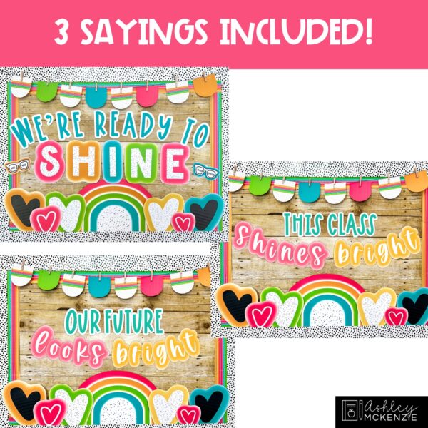Neon Brights Back to School Bulletin Board Kit Neon Brights Back to School Bulletin Board Kit