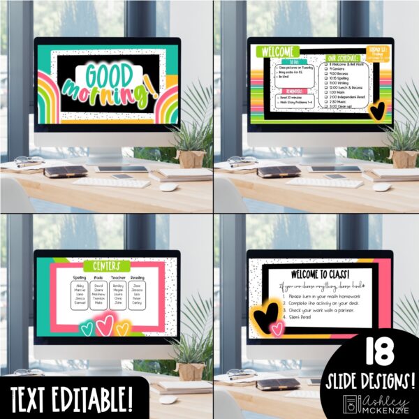 Neon Brights Back to School Bulletin Board, Posters, A-Z Letters, and Google Slides Templates Bundle - Classroom Decor Neon Brights Back to School Bulletin Board, Posters, A-Z Letters, and Google Slides Templates Bundle - Classroom Decor