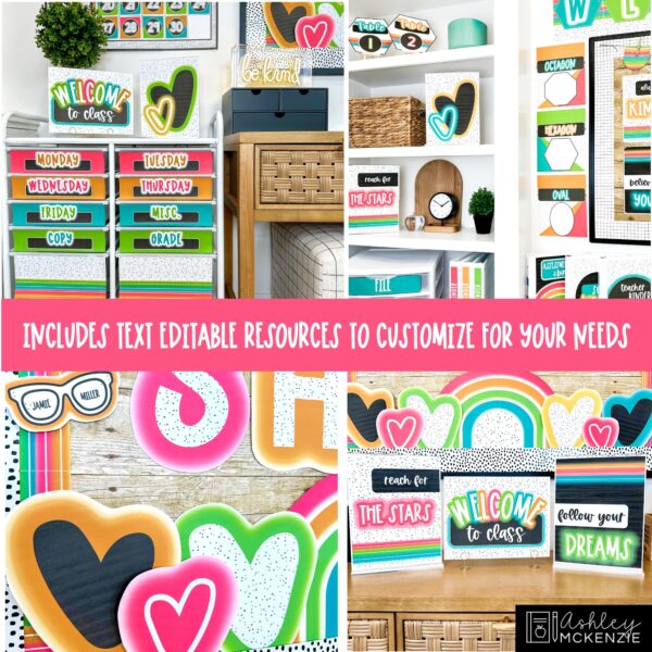 Neon Brights Classroom Decor Bundle Neon Brights Classroom Decor Bundle