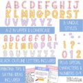 Seasonal and Holidays A-Z Bulletin Board Letters, Punctuation, & Numbers Bundle