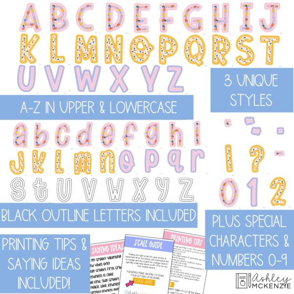 Seasonal and Holidays A-Z Bulletin Board Letters, Punctuation, & Numbers Bundle Seasonal and Holidays A-Z Bulletin Board Letters, Punctuation, & Numbers Bundle