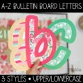 Valentine Pop Bulletin Board, Posters, A-Z Letters, and Google Slides Templates Bundle - Seasonal Classroom Decor
