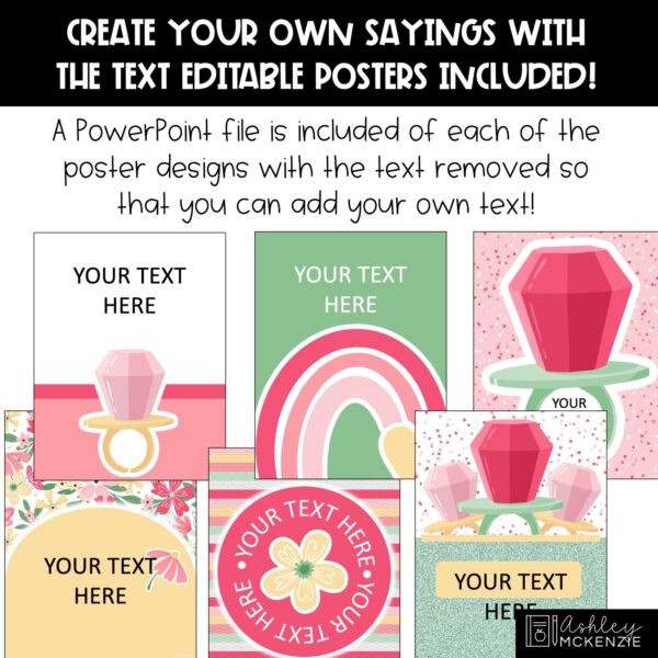Valentine Pop Classroom Decor | Classroom Posters - Editable! Valentine Pop Classroom Decor | Classroom Posters - Editable!