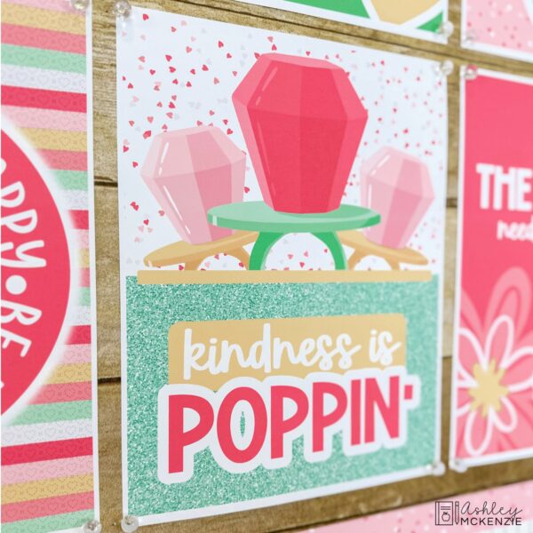 Valentine Pop Classroom Decor | Classroom Posters - Editable! Valentine Pop Classroom Decor | Classroom Posters - Editable!