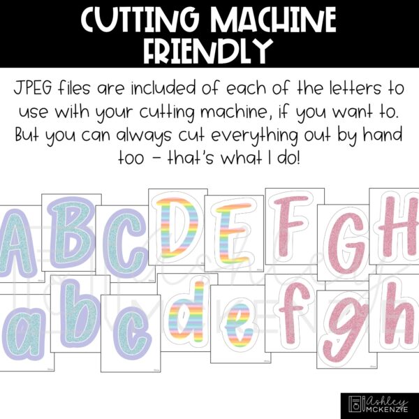 Pastel Sweets Primary Font A-Z Bulletin Board Letters, Punctuation, and Numbers Pastel Sweets Primary Font A-Z Bulletin Board Letters, Punctuation, and Numbers