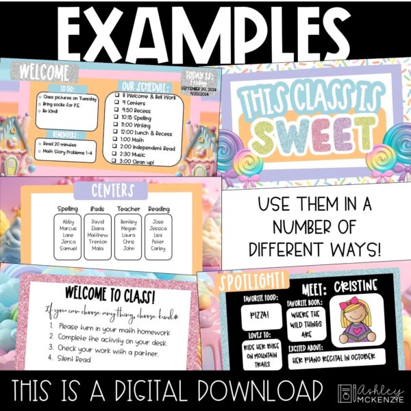 Pastel Sweets Google Slides and PowerPoint Templates Pastel Sweets Google Slides and PowerPoint Templates