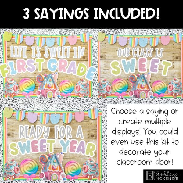 Pastel Sweets Back to School Bulletin Board, Posters, A-Z Letters, and Google Slides Templates Bundle - Classroom Decor Pastel Sweets Back to School Bulletin Board, Posters, A-Z Letters, and Google Slides Templates Bundle - Classroom Decor