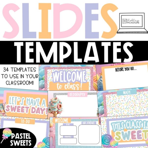Pastel Sweets Google Slides and PowerPoint Templates