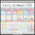 Pastel Sweets Classroom Decor Bundle