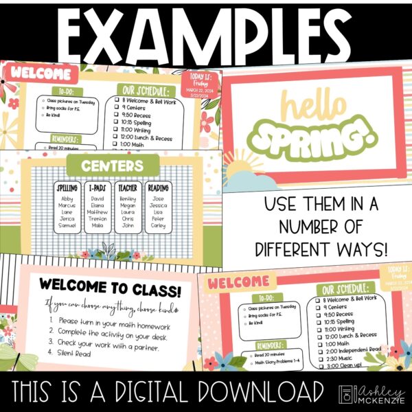 Spring Fresh Start Google Slides and PowerPoint Templates Spring Fresh Start Google Slides and PowerPoint Templates