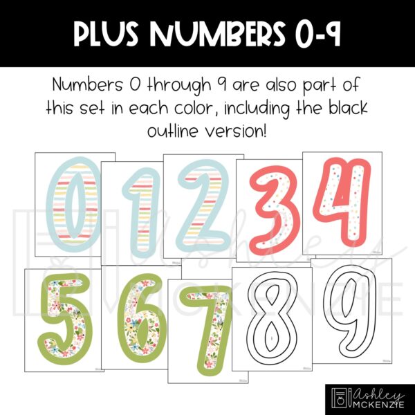 Spring Fresh Start Primary Font A-Z Bulletin Board Letters, Punctuation, and Numbers Spring Fresh Start Primary Font A-Z Bulletin Board Letters, Punctuation, and Numbers