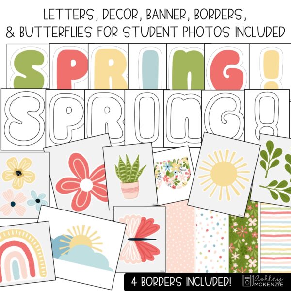 Spring Fresh Start Bulletin Board Kit Spring Fresh Start Bulletin Board Kit