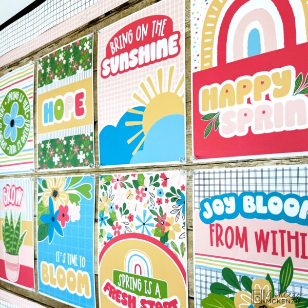 Spring Fresh Start Classroom Decor | Classroom Posters - Editable! Spring Fresh Start Classroom Decor | Classroom Posters - Editable!
